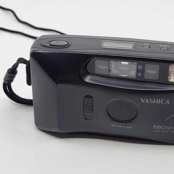 Yashica Micro Elite AF 32mm Film Camera f3.5 Point & Shoot Black - Picture 14 of 15